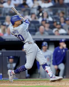 Mookie Betts led the major leagues with a 1.838 OPS in 2023